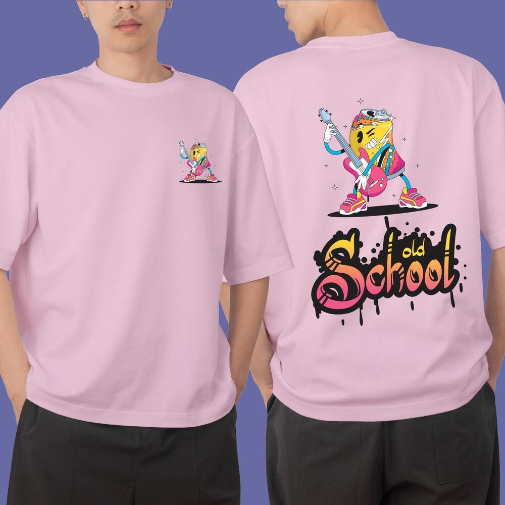 Old School Oversize Tshirt 2 Sided